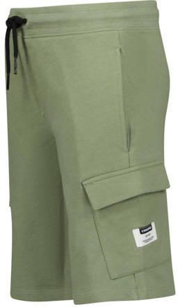 VINGINO cargo short Rido olijfgroen Korte broek Jongens Sweat Effen 140 - Foto 2
