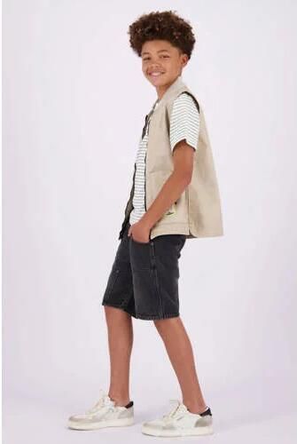 VINGINO denim short Cabrini black denim Korte broek Zwart Effen 128 - Foto 3