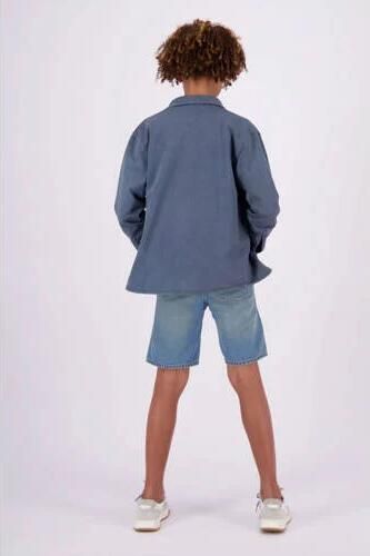 VINGINO denim short Cabrini light vintage Korte broek Blauw Effen 128 - Foto 3