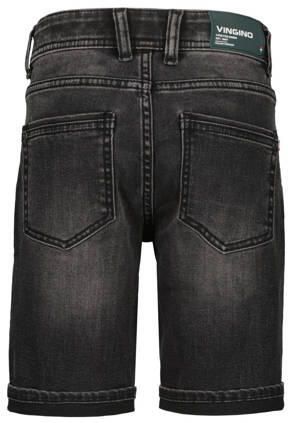VINGINO denim short Curzio black vintage Korte broek Zwart Jongens Stretchdenim 128 - Foto 2