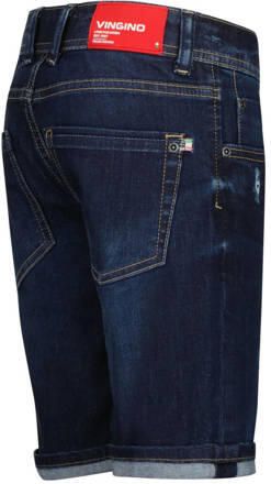 VINGINO denim short Curzio Damage cruziale blue Korte broek Blauw Jongens Stretchdenim 128