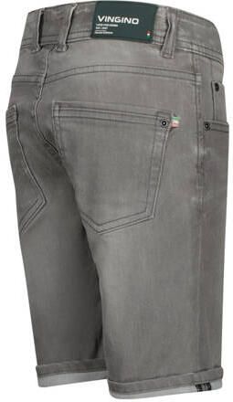 VINGINO denim short Curzio light grey Korte broek Grijs Jongens Stretchdenim 134