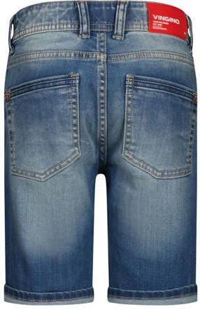 VINGINO denim short Curzio mid blue wash Korte broek Blauw Jongens Stretchdenim 134