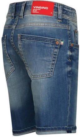 VINGINO denim short Curzio mid blue wash Korte broek Blauw Jongens Stretchdenim 134 - Foto 2