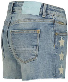 VINGINO denim short Dafina Star met sterren old vintage Korte broek Blauw 146 - Foto 4