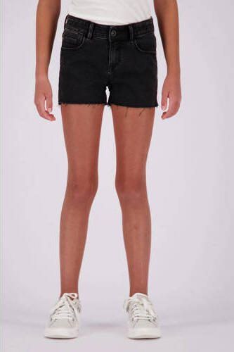 VINGINO denim short Daizy black denim Korte broek Zwart Meisjes Stretchdenim 128 - Foto 3