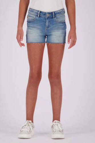 VINGINO denim short Daizy mid blue wash Korte broek Blauw Meisjes Stretchdenim 146 - Foto 2