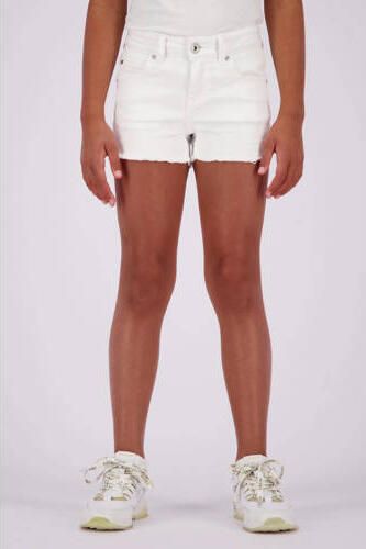 VINGINO denim short Daizy special white denim Korte broek Wit Meisjes Stretchdenim 128 - Foto 2