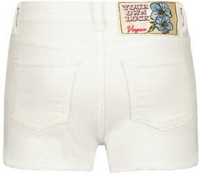 VINGINO denim short Daizy special white denim Korte broek Wit Meisjes Stretchdenim 128 - Foto 3