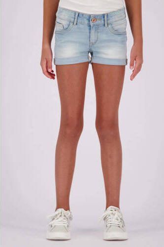 VINGINO denim short Damara light indigo Korte broek Blauw Meisjes Polyester 128 - Foto 2