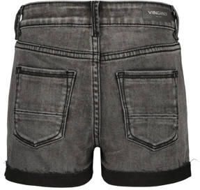VINGINO denim short Diletta dark grey vintage Korte broek Grijs Meisjes Stretchdenim 134