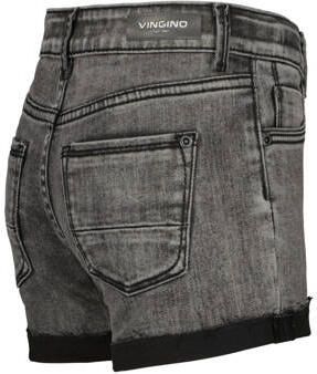 VINGINO denim short Diletta dark grey vintage Korte broek Grijs Meisjes Stretchdenim 134 - Foto 2