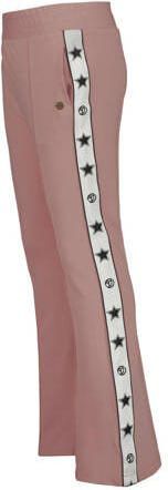 VINGINO flared broek Sari met zijstreep oudroze Meisjes Polyester Effen 164 - Foto 4