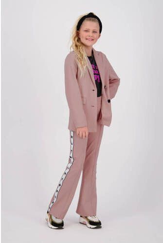 VINGINO flared broek Sari met zijstreep oudroze Meisjes Polyester Effen 164 - Foto 3