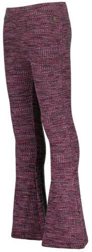 VINGINO flared broek Sya paars zwart Meisjes Polyester Effen 164 - Foto 6