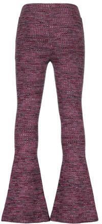 VINGINO flared broek Sya paars zwart Meisjes Polyester Effen 164 - Foto 5
