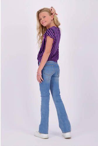 VINGINO flared jeans blue vintage Blauw Meisjes Katoen Effen 164 - Foto 2