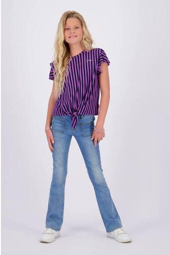 VINGINO flared jeans blue vintage Blauw Meisjes Katoen Effen 164 - Foto 3