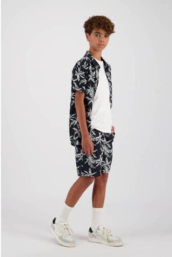 VINGINO gebloemde regular fit short Raygo zwart Korte broek Jongens Polyester 116 - Foto 2