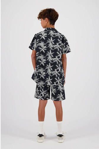 VINGINO gebloemde regular fit short Raygo zwart Korte broek Jongens Polyester 116 - Foto 3