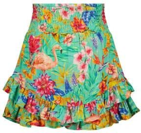 VINGINO gebloemde skort Reily groen multicolor Rok Meisjes Viscose Bloemen 128