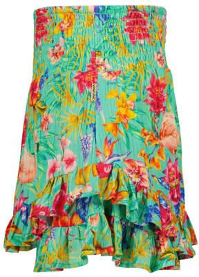 VINGINO gebloemde skort Reily groen multicolor Rok Meisjes Viscose Bloemen 128 - Foto 2