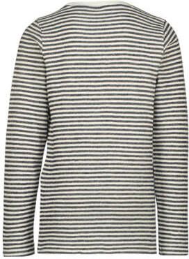 VINGINO gestreepte longsleeve JIRI wit zwart Jongens Katoen Ronde hals 164 - Foto 2