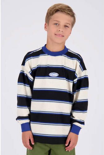 Vingino gestreepte longsleeve zwart Jongens Katoen Ronde hals Streep - Foto 4