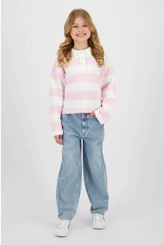 Vingino gestreepte sweater roze Streep | Sweater van