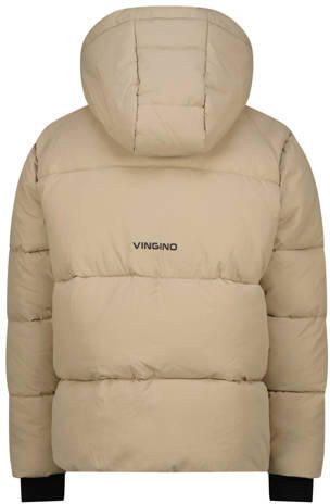 Vingino gewatteerde winterjas beige Jongens Polyamide Capuchon Effen - Foto 3