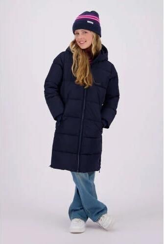 VINGINO gewatteerde winterjas Taire donkerblauw Meisjes Polyester Capuchon 140 - Foto 2