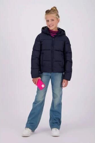 VINGINO gewatteerde winterjas Tanna diep donkerblauw Meisjes Nylon Capuchon 128 - Foto 3