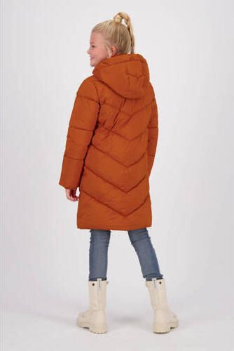 VINGINO gewatteerde winterjas Tarene warmbruin Meisjes Polyester Capuchon 104 - Foto 4