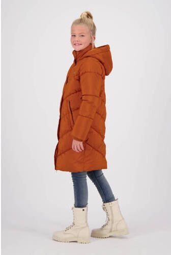 VINGINO gewatteerde winterjas Tarene warmbruin Meisjes Polyester Capuchon 104 - Foto 3