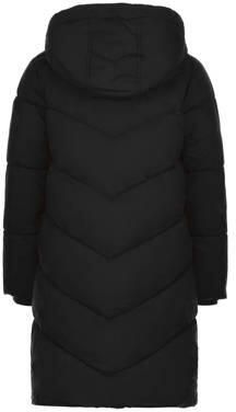 VINGINO gewatteerde winterjas Tarene zwart Meisjes Polyester Capuchon Effen 164