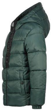 VINGINO gewatteerde winterjas Tarsol met logo donkergroen Jongens Nylon Capuchon 104 - Foto 2