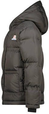 VINGINO gewatteerde winterjas Tasi grijs Jongens Polyester Capuchon Effen 110 - Foto 2