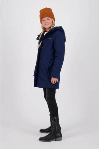 VINGINO gewatteerde winterjas Tavina donkerblauw Meisjes Polyester Capuchon 104 - Foto 4