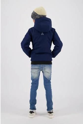 VINGINO gewatteerde winterjas Tefers blauw Jongens Polyester Capuchon Effen 176 - Foto 3