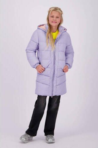 VINGINO gewatteerde winterjas Tendela lila Paars Meisjes Polyester Capuchon 128 - Foto 3