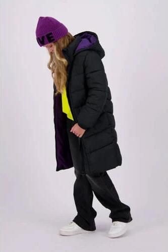 VINGINO gewatteerde winterjas Tendela zwart Meisjes Polyester Capuchon 164 - Foto 2