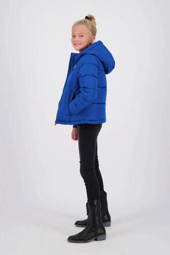 VINGINO gewatteerde winterjas Tini hardblauw Meisjes Polyester Capuchon 104 - Foto 4