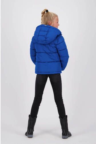 VINGINO gewatteerde winterjas Tini hardblauw Meisjes Polyester Capuchon 104 - Foto 3