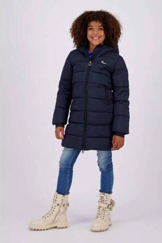 VINGINO gewatteerde winterjas Tinja diep donkerblauw Meisjes Polyester Capuchon 104 - Foto 2