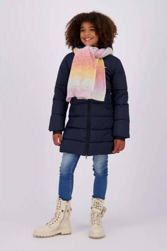 VINGINO gewatteerde winterjas Tinja diep donkerblauw Meisjes Polyester Capuchon 104 - Foto 3