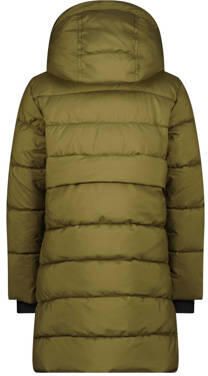VINGINO gewatteerde winterjas Tinja olijfgroen Meisjes Polyester Capuchon 176 - Foto 4