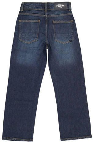 Vingino Gustavo essential relaxed fit loose fit jeans deep dark Blauw Jongens Denim - Foto 2