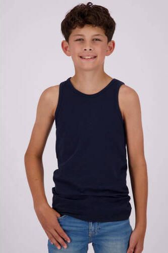 VINGINO hemd set van 2 donkerblauw Jongens Stretchkatoen (duurzaam) Ronde hals 170 176 - Foto 3