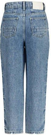 VINGINO high waist loose fit jeans Chiara Stud light vintage Blauw Meisjes Denim 116 - Foto 3