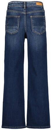 VINGINO high waist loose fit jeans GIULIA dark used Blauw Meisjes Denim 140